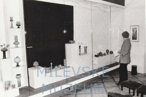 Expozice Milevského muzea v 80. letech 20. století