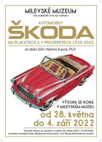 Automobily Škoda na plakátech a v prospektech 1945 - 2022