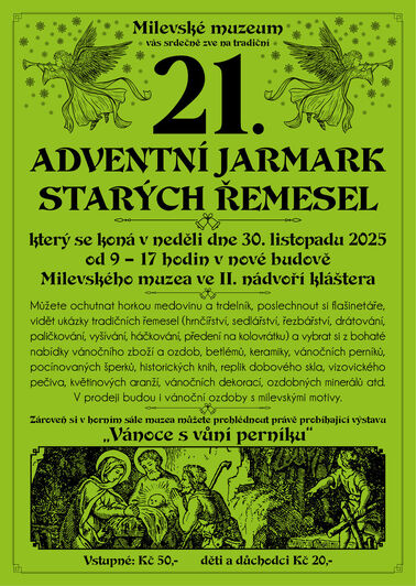 21. adventní jarmark starých řemesel