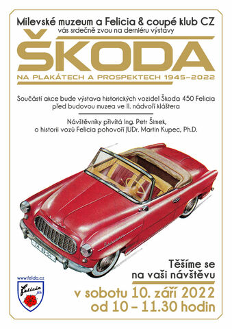 Derniéra výstavy Škoda na plakátech a prospektech 1945-2022